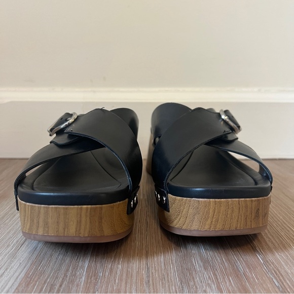 Clarks Signature Leather Heeled Sandals - Sivanne Walk size 10 women’s shoe - Picture 5 of 10